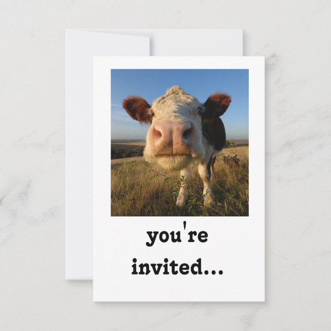you're invited to a hoedown! invite card (Front)