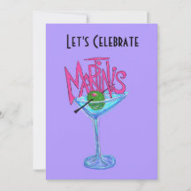 You're invited to a Martini Party! Invitation