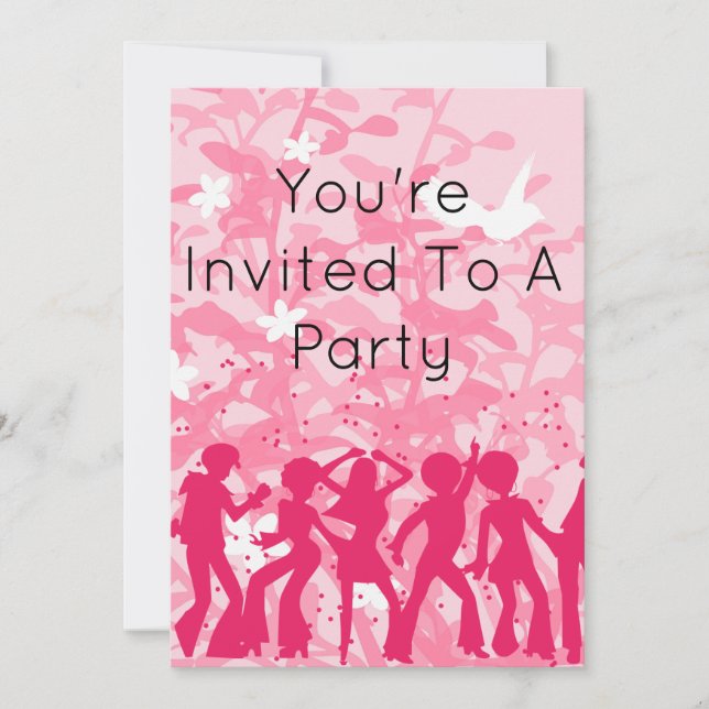 You're Invited To A Party Invitation (Front)