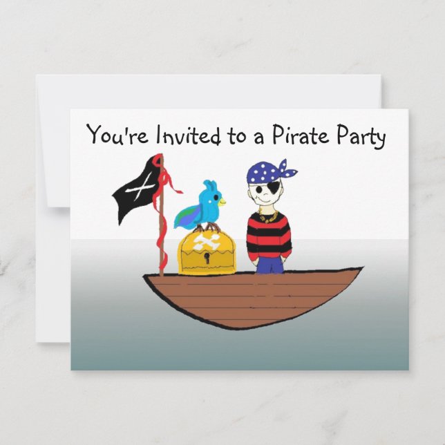 You're Invited to a Pira... Invitation (Front)