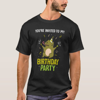 You're Invited To My Birthday Party Celebrate Team T-Shirt