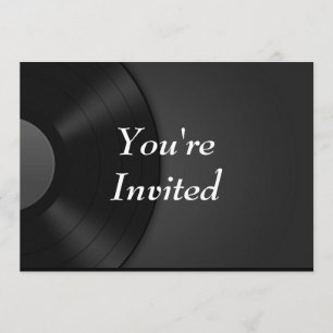 You're Invited - Vinyl Invitation