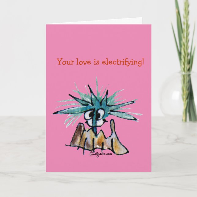 You're Love Is Electrifying Holiday Card (Front)