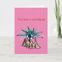 You're Love Is Electrifying Holiday Card