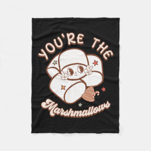 You're Marshmallow To My Hot Cocoa Christmas Coupl Fleece Blanket