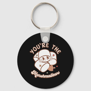 You're Marshmallow To My Hot Cocoa Christmas Coupl Key Ring