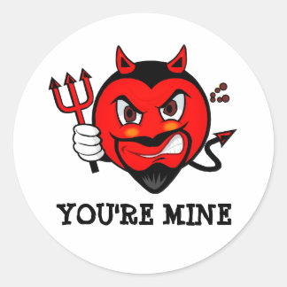 You're Mine Devil Sticker