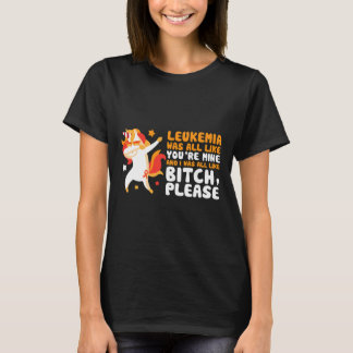 You're Mine Please Unicorn Leukaemia Awareness Gif T-Shirt