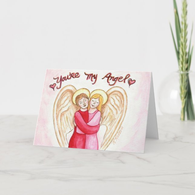 You're My Angel Greeting Card (Front)
