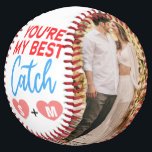 You're My Best Catch Boyfriend 2 Photo Softball<br><div class="desc">You're My Best Catch,  Gift for Him or Her,  Couples Gift,  Anniversary Gift,  Best Catch Softball</div>