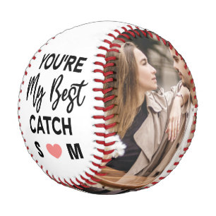You're My Best Catch Couples 2 Photo Baseball