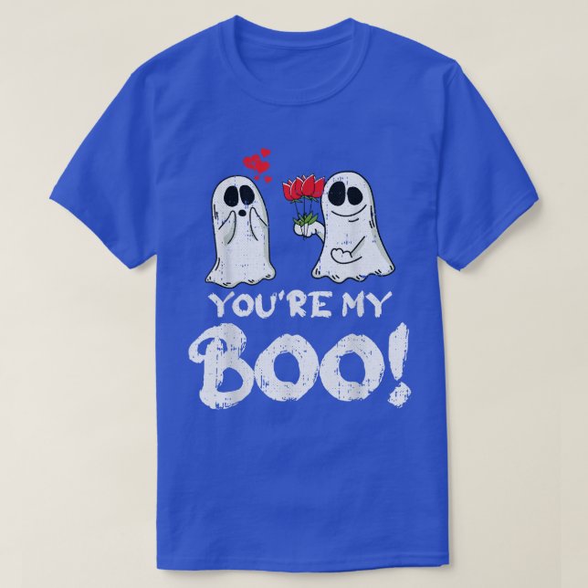 Youre My Boo Lazy Halloween Costume Funny Ghost Co T-Shirt (Design Front)