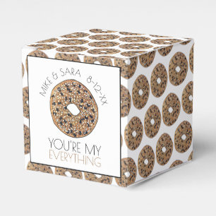 You're My Everything Bagel Foodie Wedding Favour Favour Box