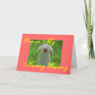 You're My [evil] Hunny Bunny Holiday Card