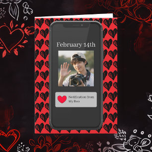 You're my Favorite Notification   Valentine's Day Holiday Card