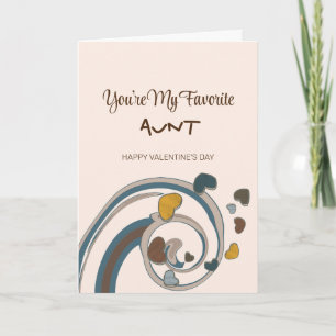 You're My Favourite Aunt Valentine's Day Holiday Card