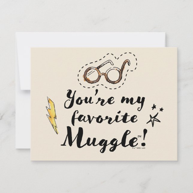 You're My Favourite Muggle™ Card (Front)