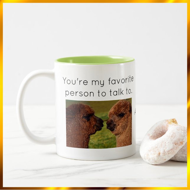 You're My Favourite Person To Talk To Two-Tone Coffee Mug (Creator Uploaded)