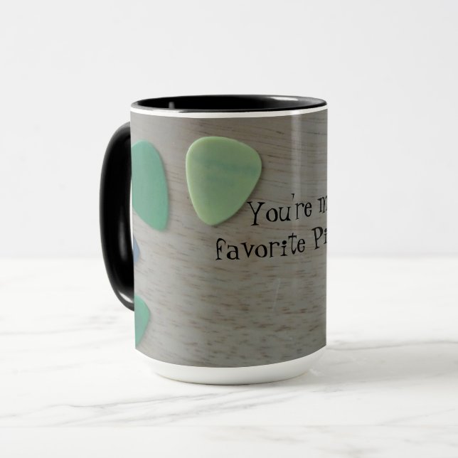 You're my Favourite Pick Guitar Saying Mug (Front Left)
