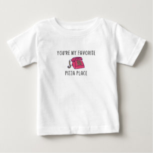 You're My Favourite Pizza Place - Smosh TNTL Quote Baby T-Shirt