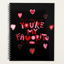 You're My Favourite Valentine Calendar Planner