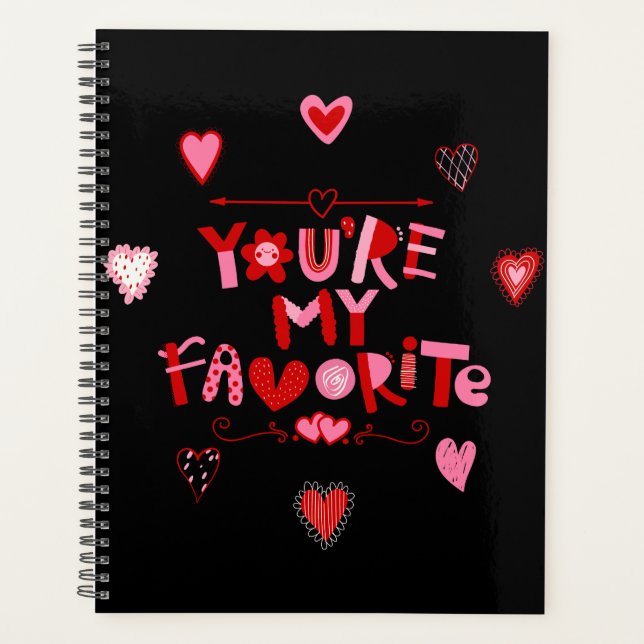 You're My Favourite Valentine Calendar Planner (Front)