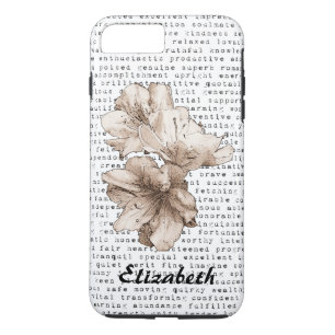 You're My Inspiration Coffee Brown Flower + Colour iPhone 8 Plus/7 Plus Case