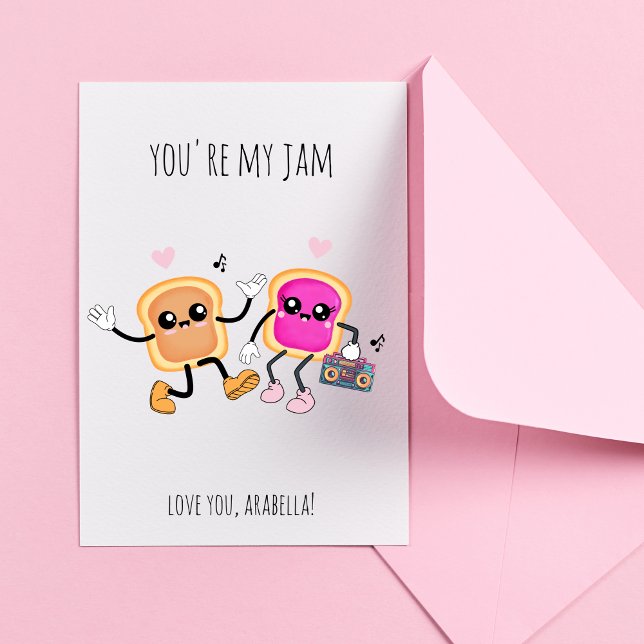 You're My Jam Valentine's Day Card (Creator Uploaded)