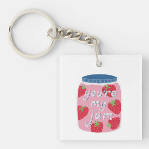 You're My Jam Valentines Day Key Ring