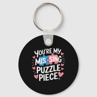 You're My Missing Puzzle Piece Valentine Matching  Key Ring