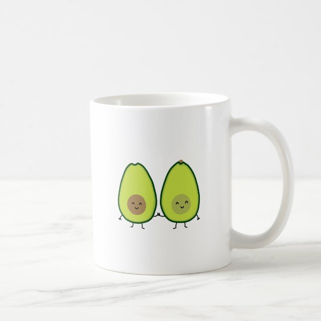 You're my PERFECT HALF, AVOCADO Coffee Mug (Right)