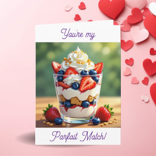 You're My Perfect Match   Happy Valentine's Day Card