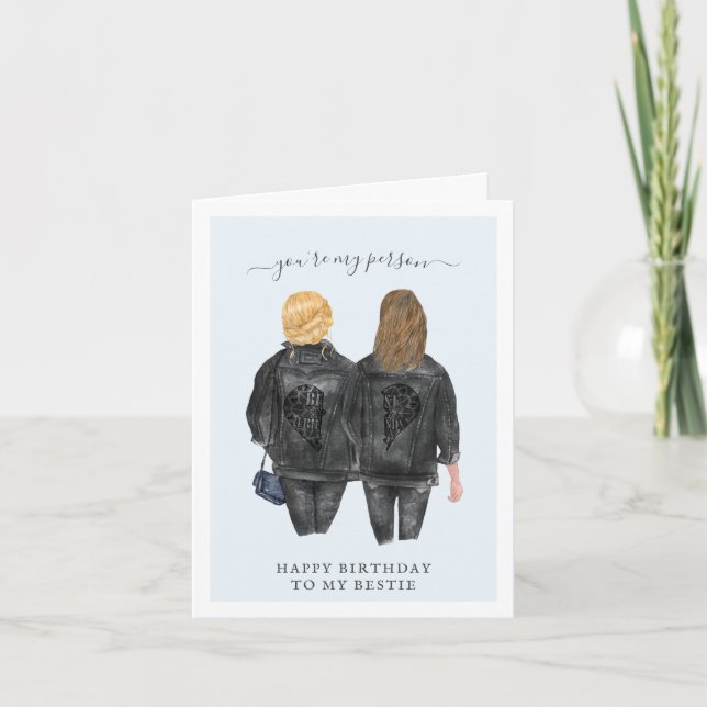 You're My Person | Best Friend Birthday Card (Front)