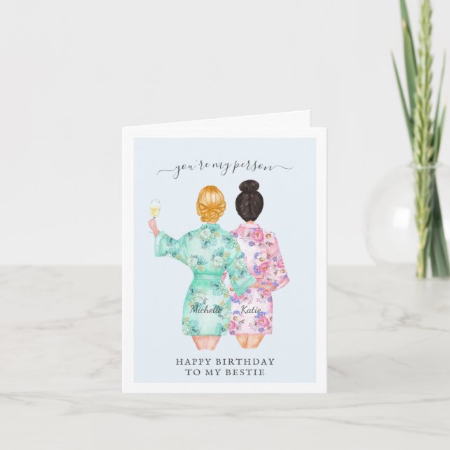 You're My Person | Best Friend Birthday Card (Front)