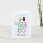 You're My Person | Best Friend Birthday Card<br><div class="desc">Remembering your friend on their birthday with a card already shows you care, but if you love them like family, or they truly are your best friend, a custom card is a must! Please let me know if you need any changes to hair colour/style. Add your custom wording to this...</div>