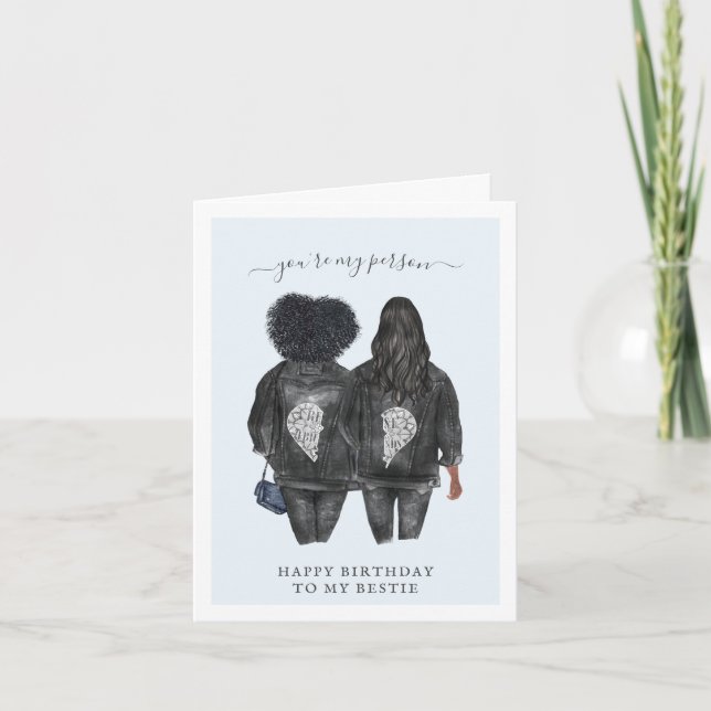 You're My Person | Best Friend Birthday Card (Front)