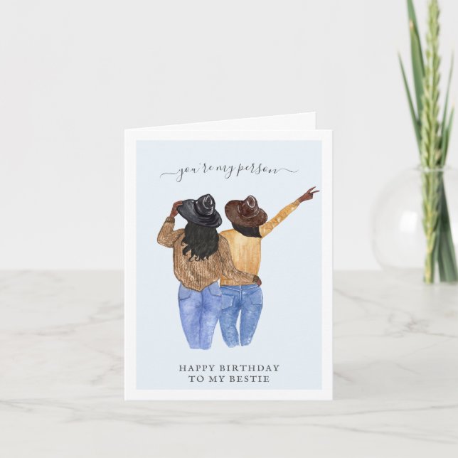 You're My Person | Best Friend Birthday Card (Front)