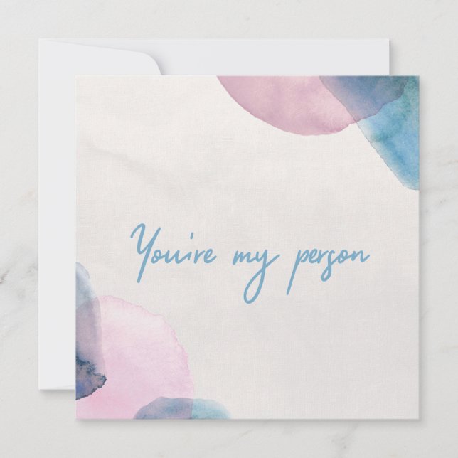You're my person card (Front)