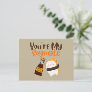 You're My Soymate , Soy Postcard