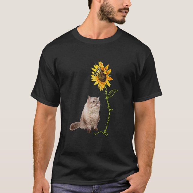 You're My Sunshine Sunflower Butterfly Sleepy Chub T-Shirt (Front)