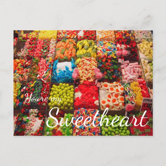 You're my Sweetheart love greeting card (Front)