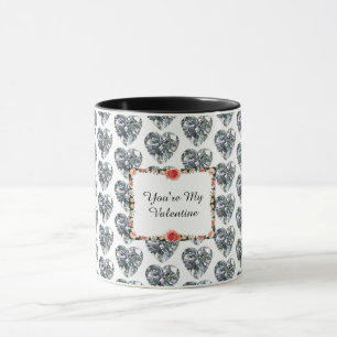 You're My Valentine Heart Diamond Coffee Mug