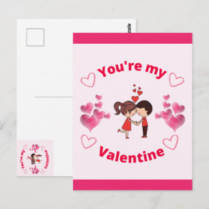 You're my Valentine Postcard