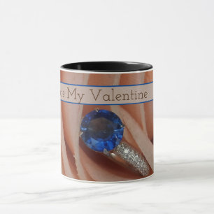 You're My Valentine Sapphire Ring Coffee Mug