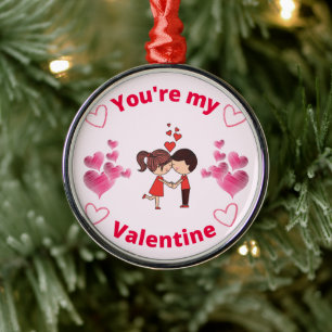You're my Valentine - Valentines Day Party   Metal Tree Decoration