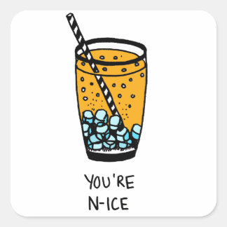 You're N-Ice Square Sticker