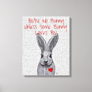 You're No Bunny Canvas Print