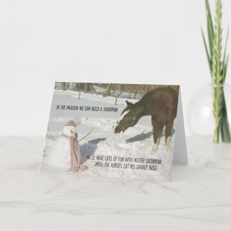 YOU'RE NOT A PONY Greeting Card