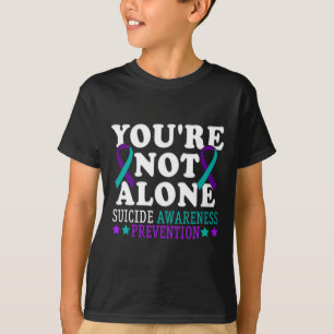 You're Not Alone Depression Suicide Prevention Awa T-Shirt