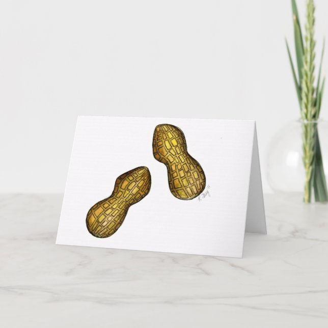 You're Nutty Nuts Peanuts Funny Friendship Card (Front)